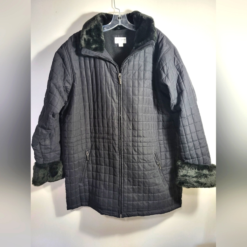 Jaclyn Smith Sport quilted outside and lined inside women's 1X #2499